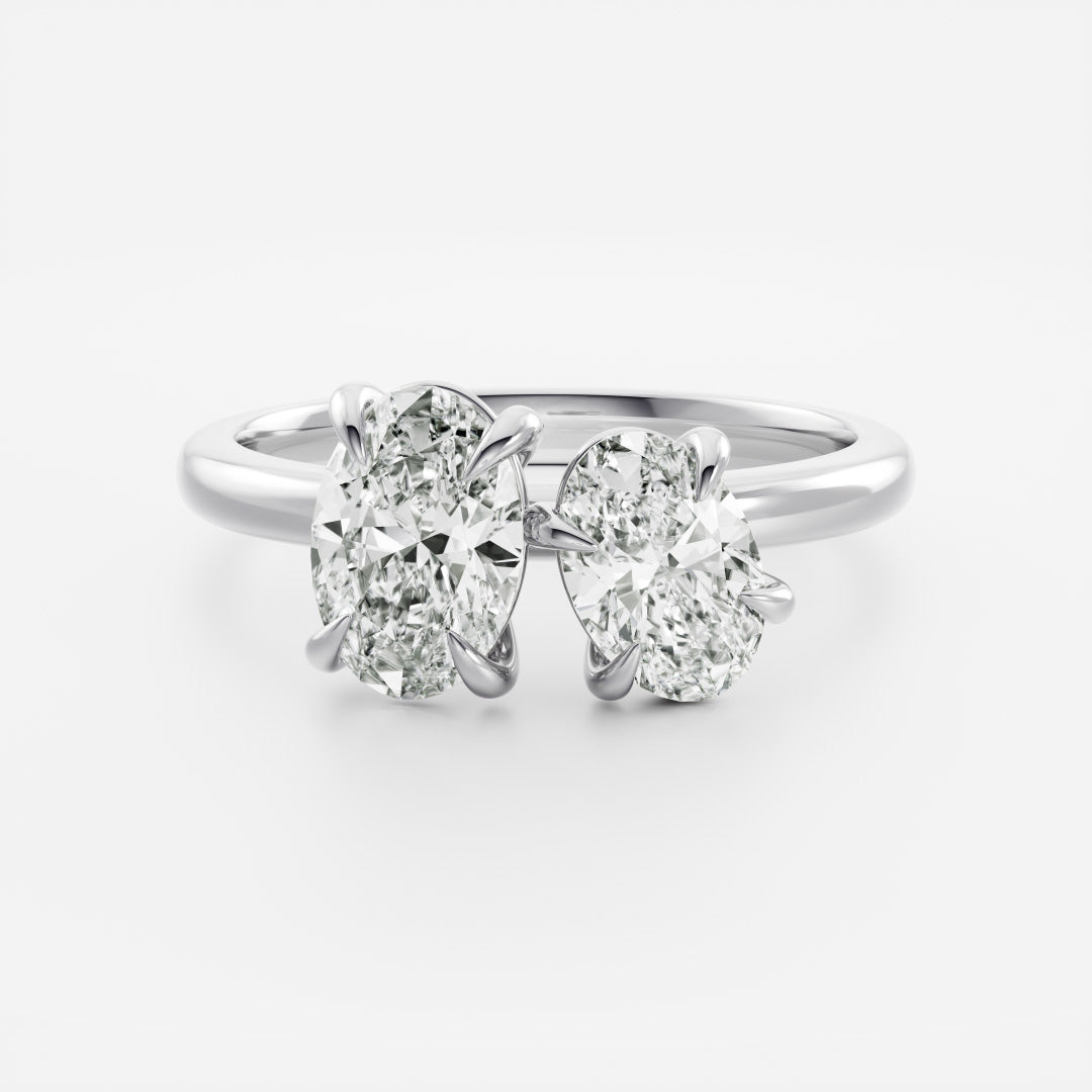Solitaire-Oval Lab Grown Diamond Engagement Ring