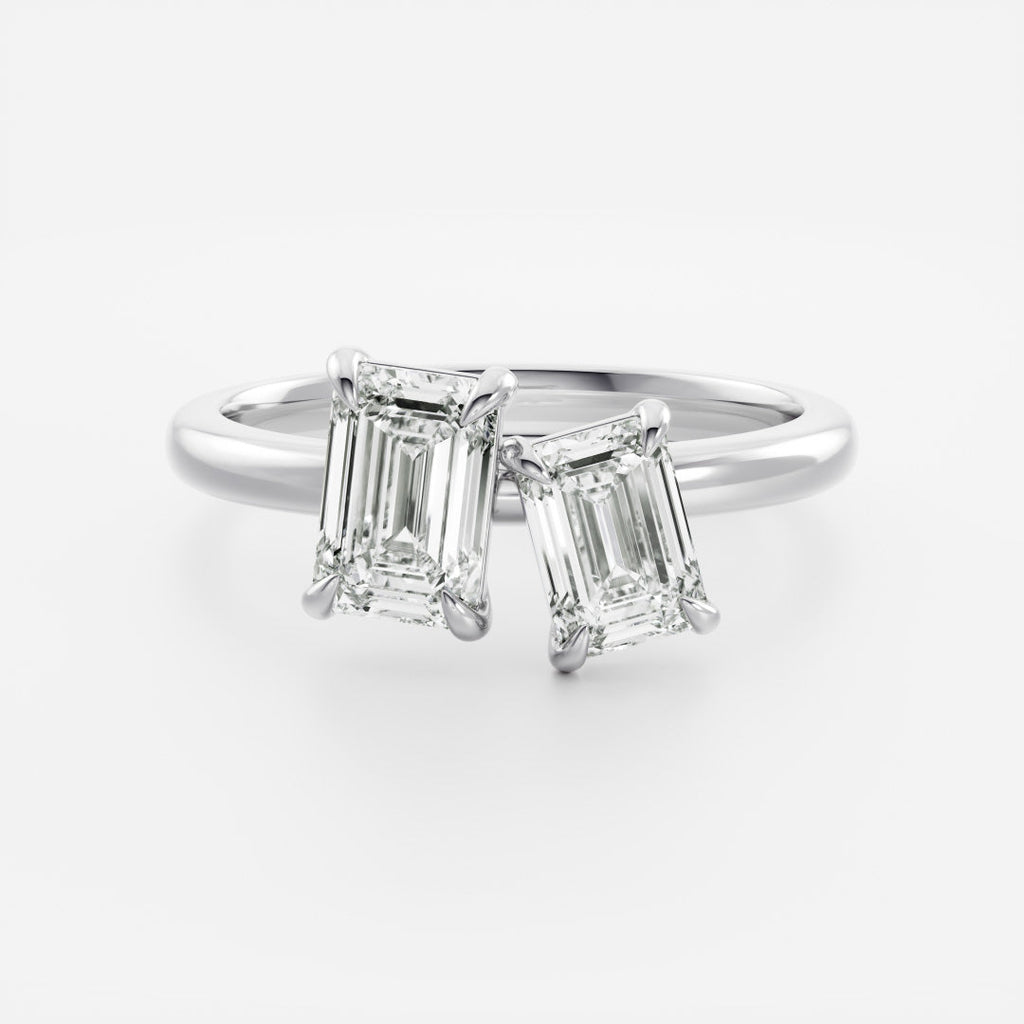 Solitaire- 1.0 CT Oval Moissanite Engagement Ring