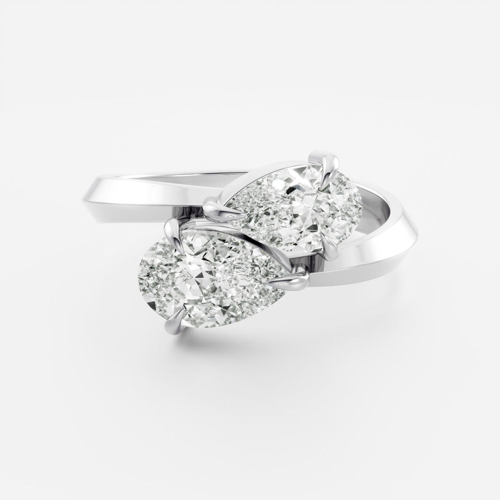Solitaire- 1.0 CT Oval Moissanite Engagement Ring