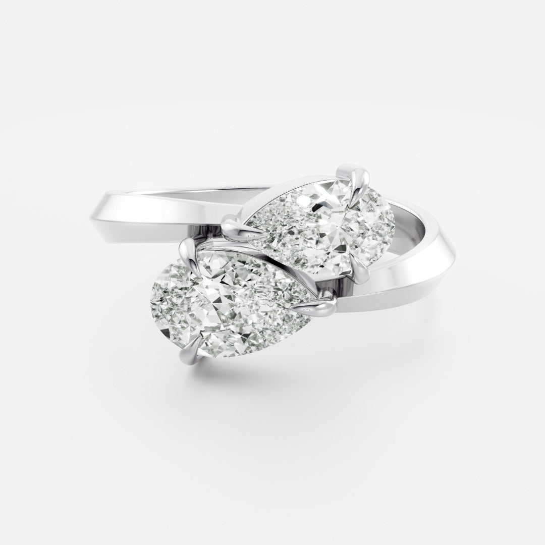 Solitaire- 1.0 CT Oval Moissanite Engagement Ring