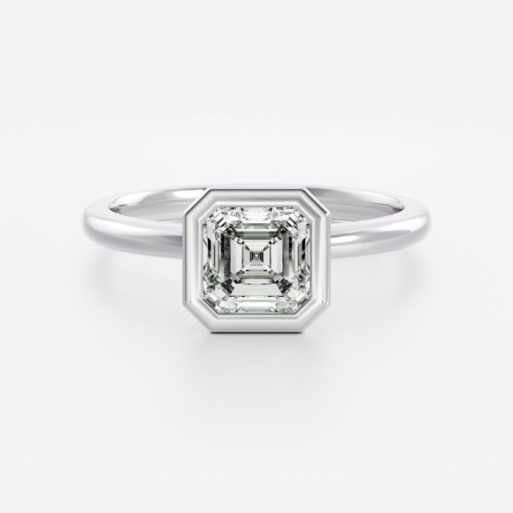 Solitaire- 1.0 CT Oval Moissanite Engagement Ring