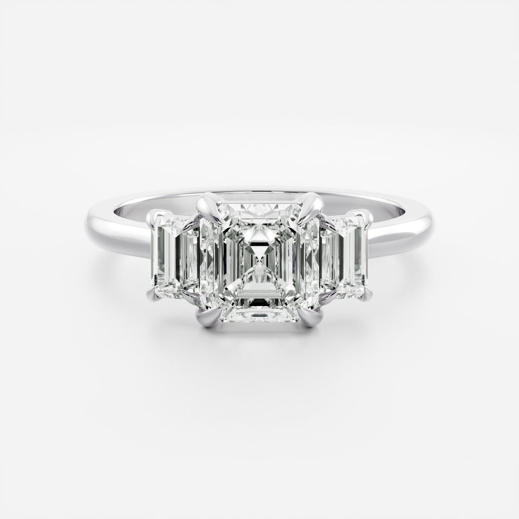 Solitaire- 1.0 CT Oval Moissanite Engagement Ring