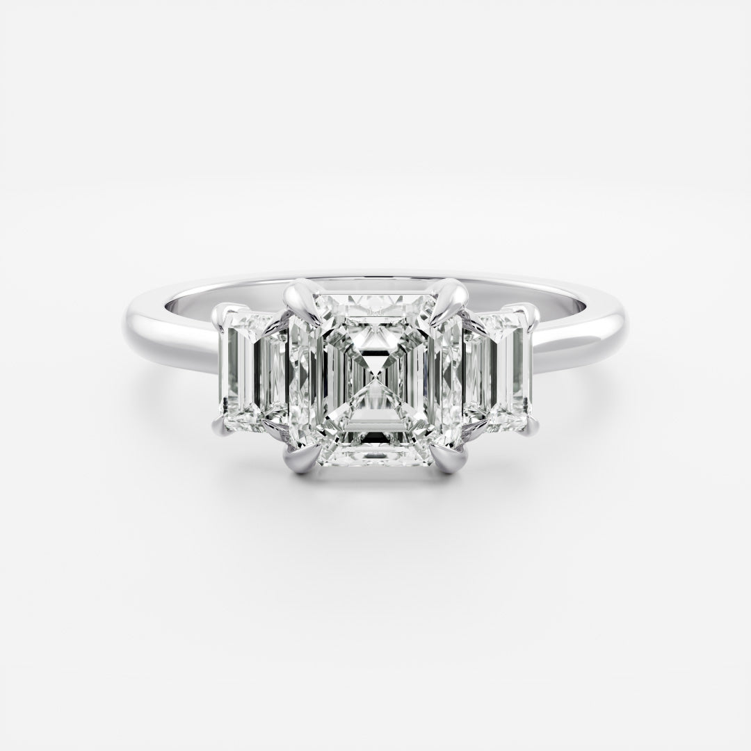 Solitaire- 1.0 CT Oval Moissanite Engagement Ring