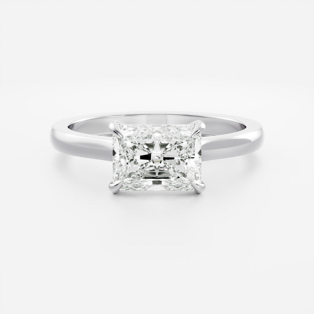Solitaire-Oval Lab Grown Diamond Engagement Ring