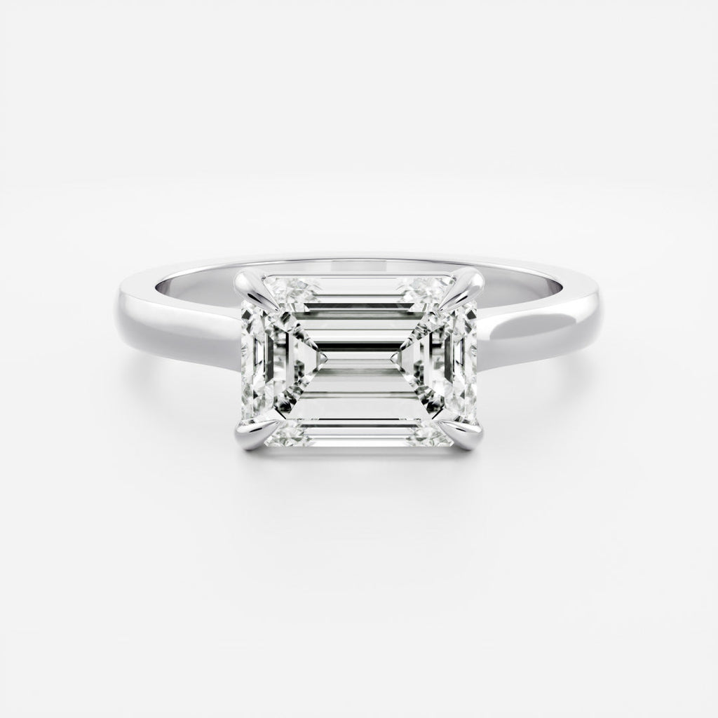 Solitaire-Oval Lab Grown Diamond Engagement Ring