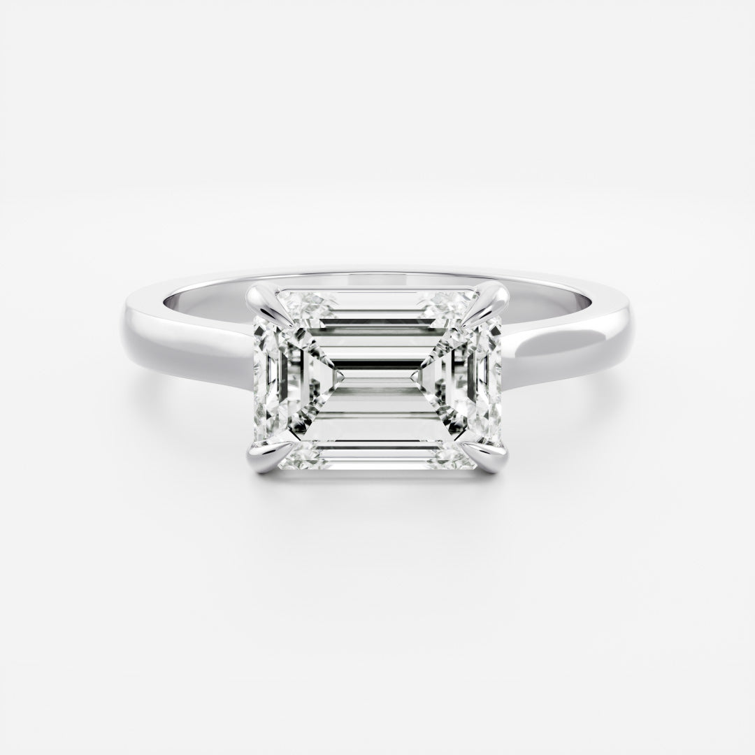 Solitaire-Oval Lab Grown Diamond Engagement Ring
