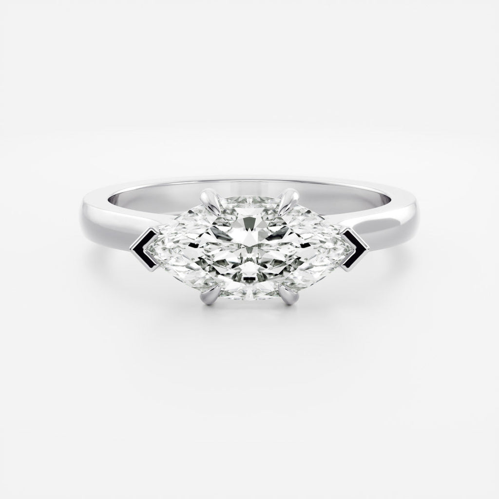 Solitaire-Oval Lab Grown Diamond Engagement Ring