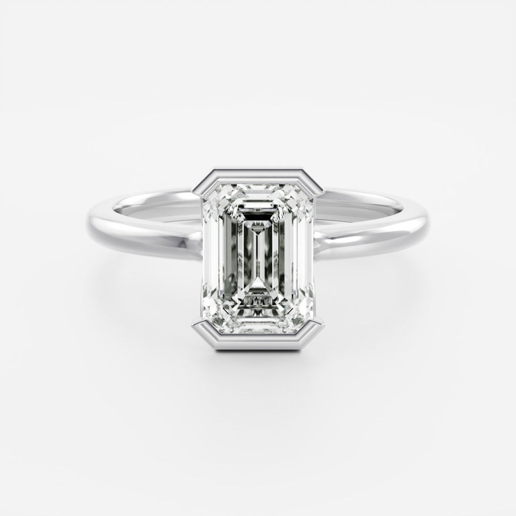 Solitaire-Oval Lab Grown Diamond Engagement Ring