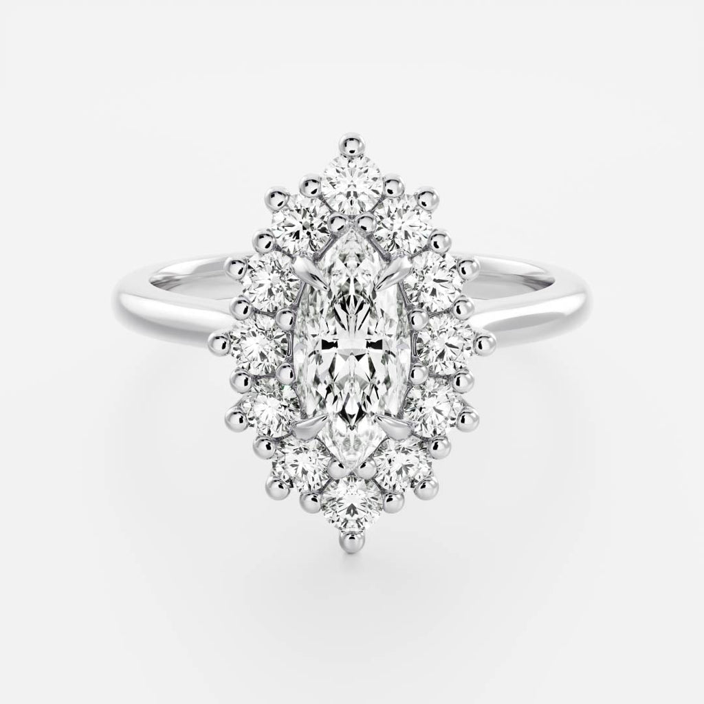 Solitaire-Oval Lab Grown Diamond Engagement Ring