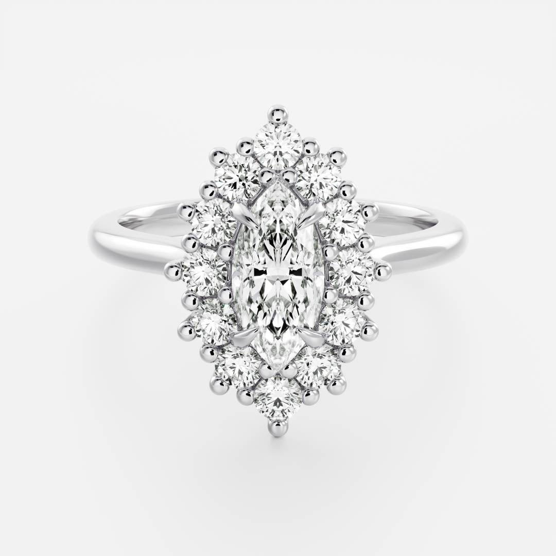 Solitaire-Oval Lab Grown Diamond Engagement Ring