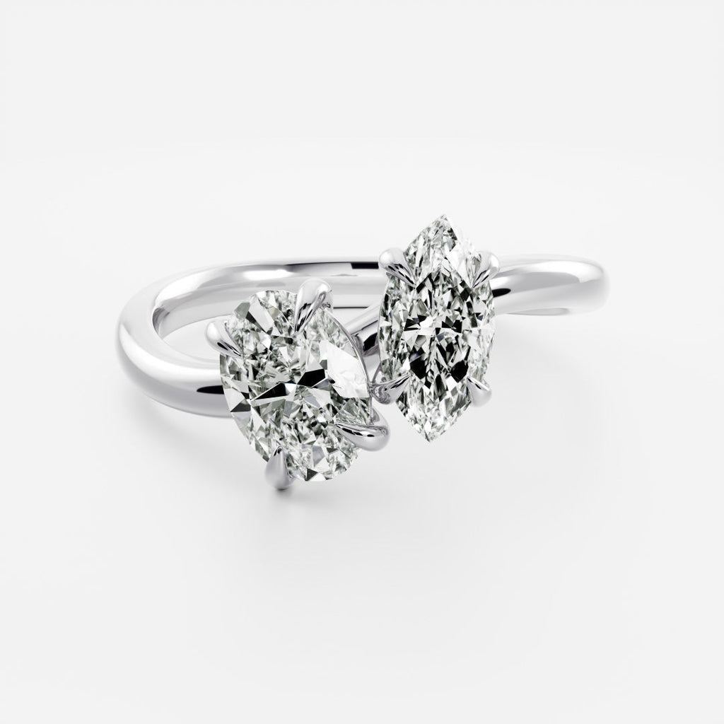 Solitaire-Oval Lab Grown Diamond Engagement Ring