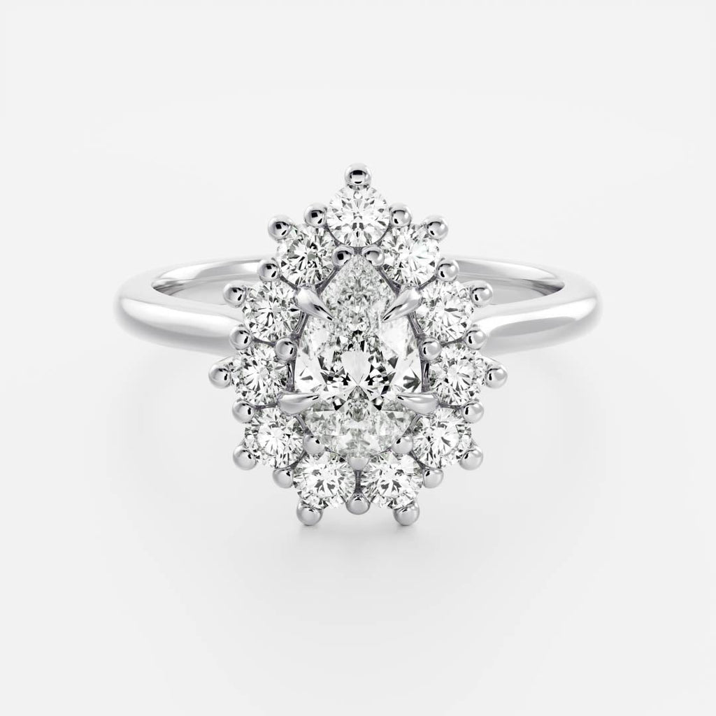 Solitaire- 1.0 CT Oval Moissanite Engagement Ring