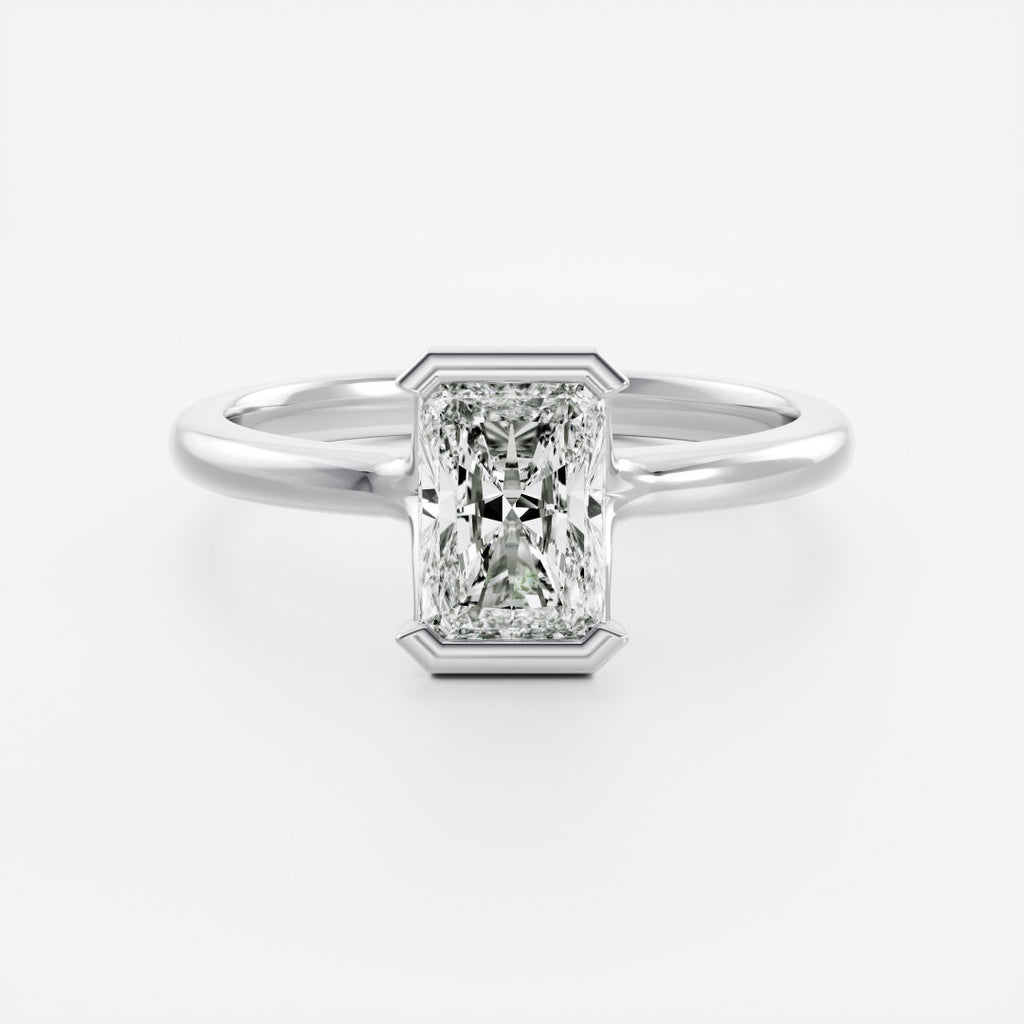 Solitaire-Oval Lab Grown Diamond Engagement Ring