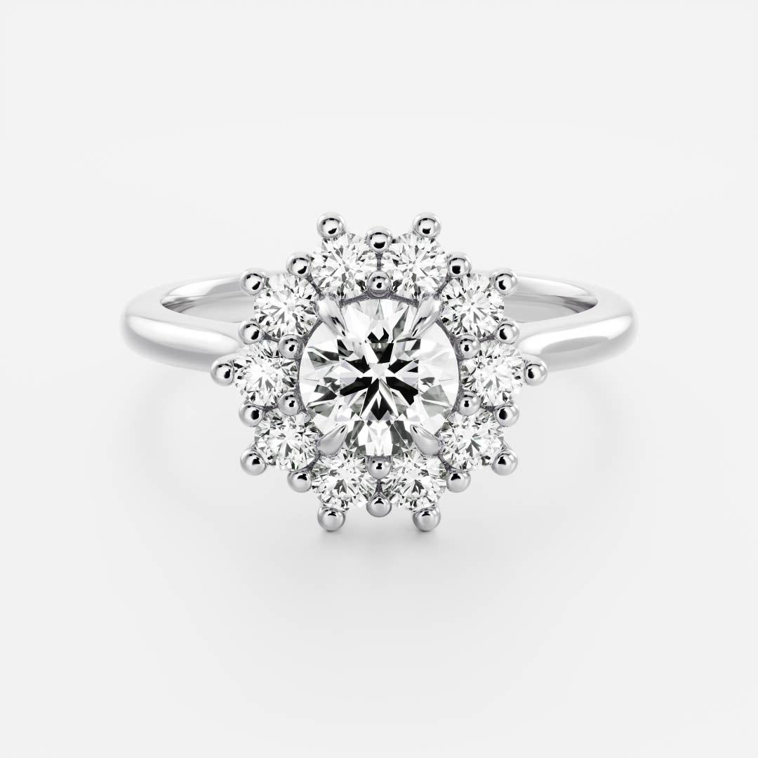 Solitaire- 1.0 CT Oval Moissanite Engagement Ring