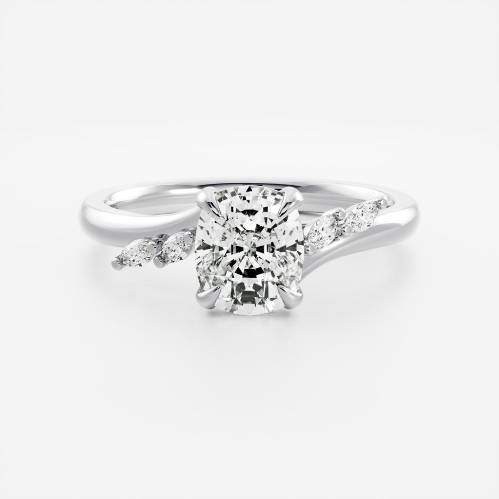Solitaire-Oval Lab Grown Diamond Engagement Ring