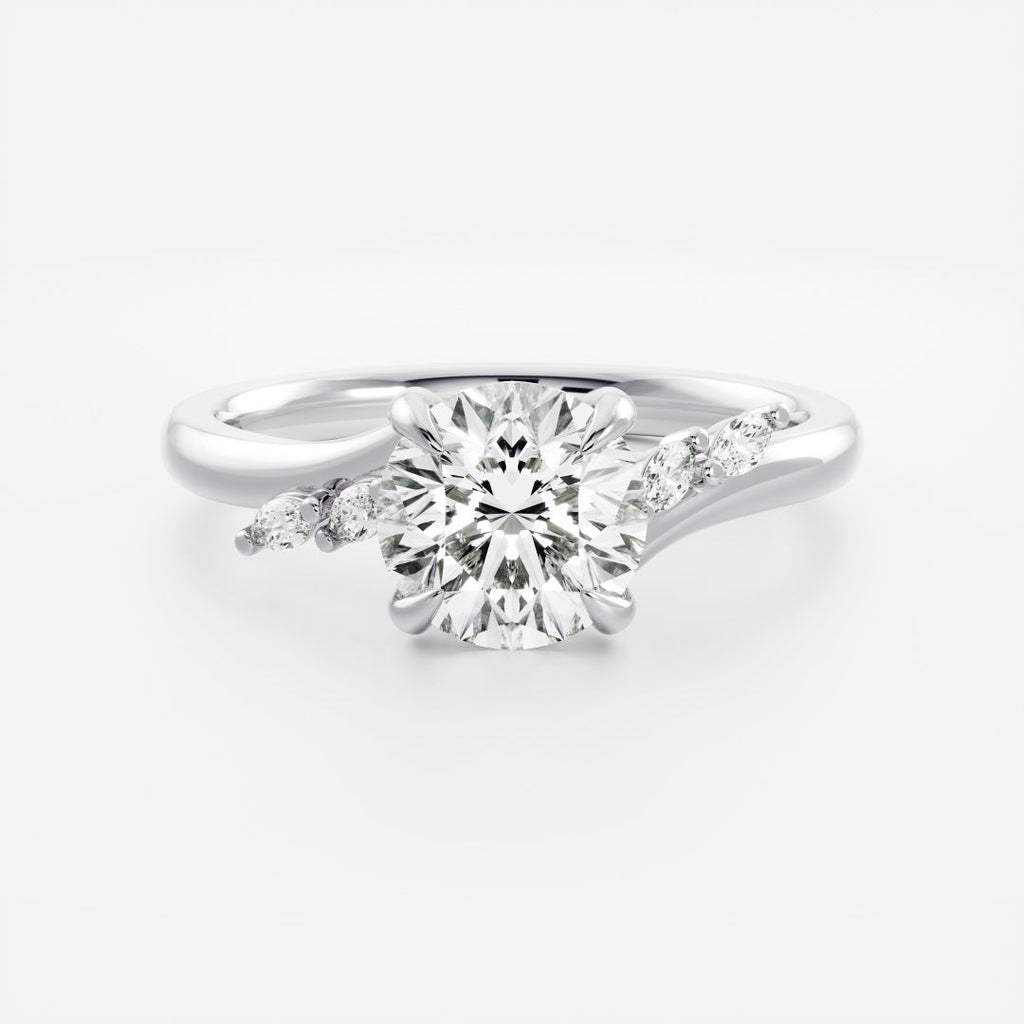 Solitaire-Oval Lab Grown Diamond Engagement Ring