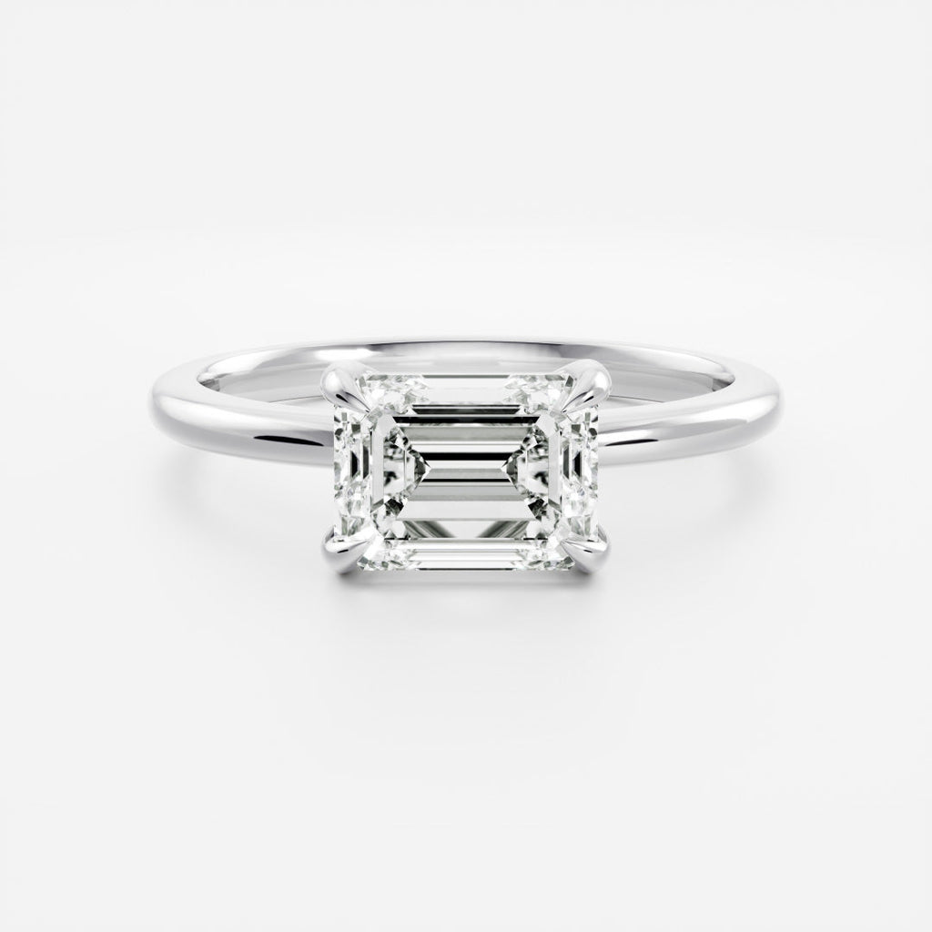 Solitaire-Oval Lab Grown Diamond Engagement Ring