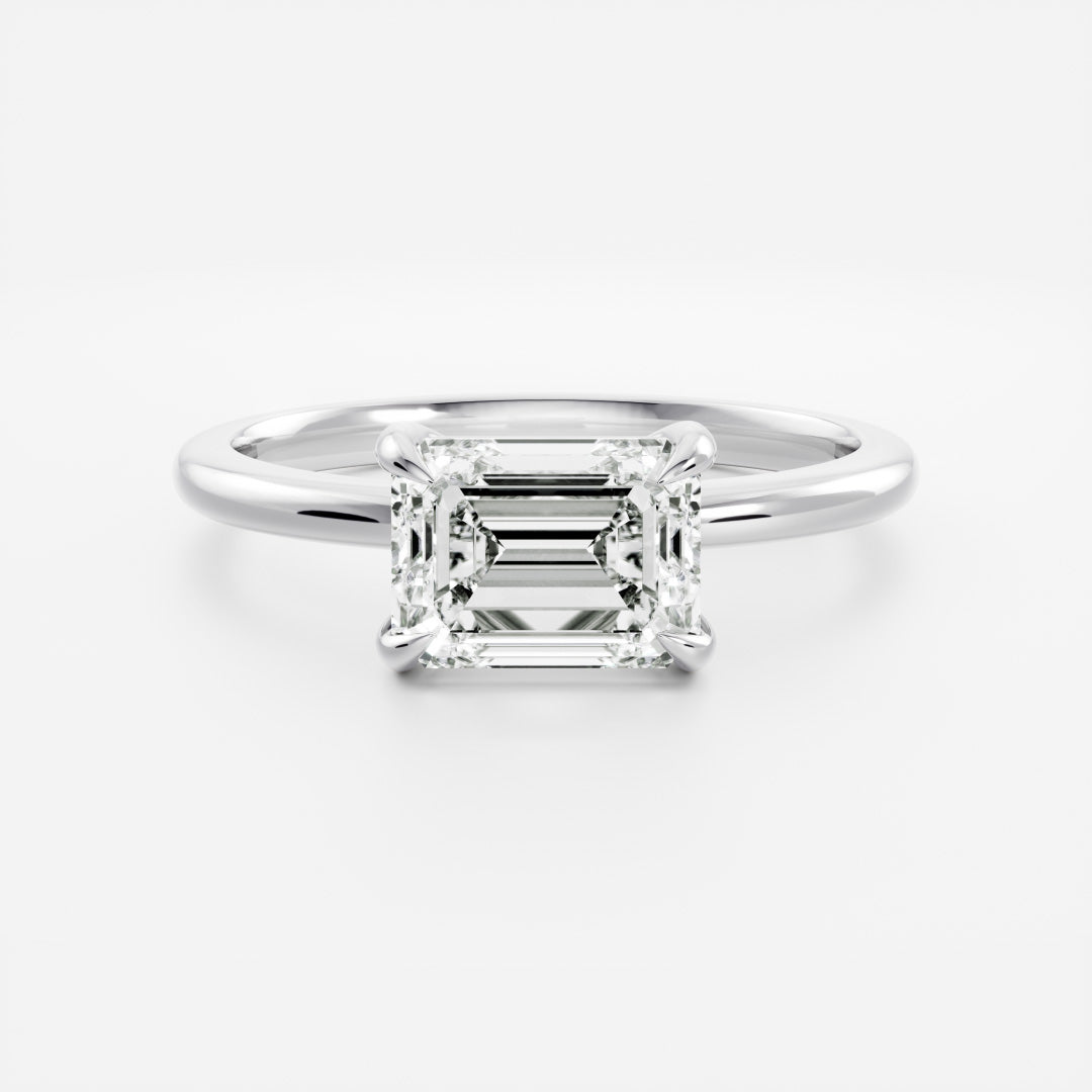 Solitaire-Oval Lab Grown Diamond Engagement Ring
