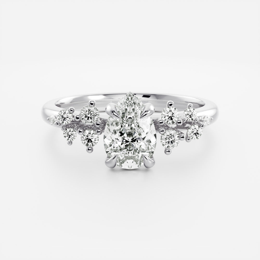 Solitaire-Oval Lab Grown Diamond Engagement Ring
