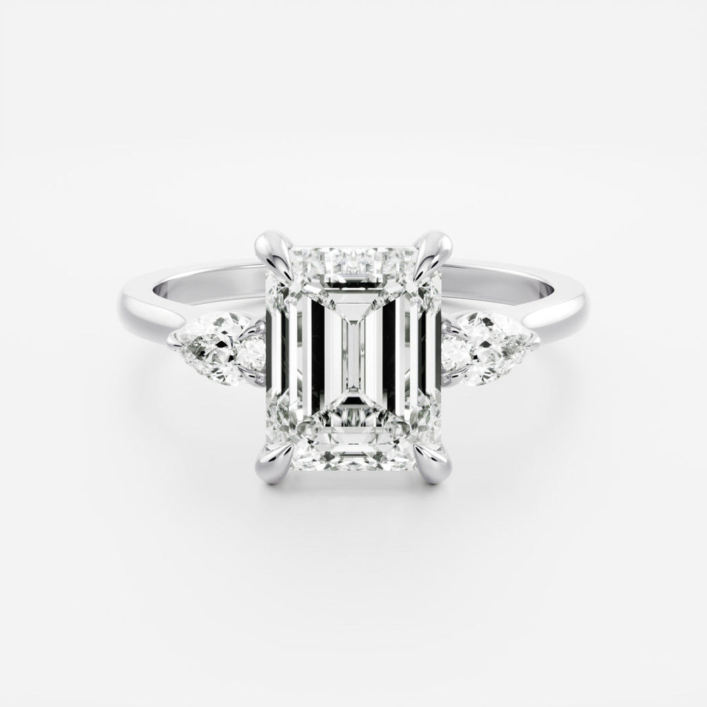 Solitaire- 1.0 CT Oval Moissanite Engagement Ring