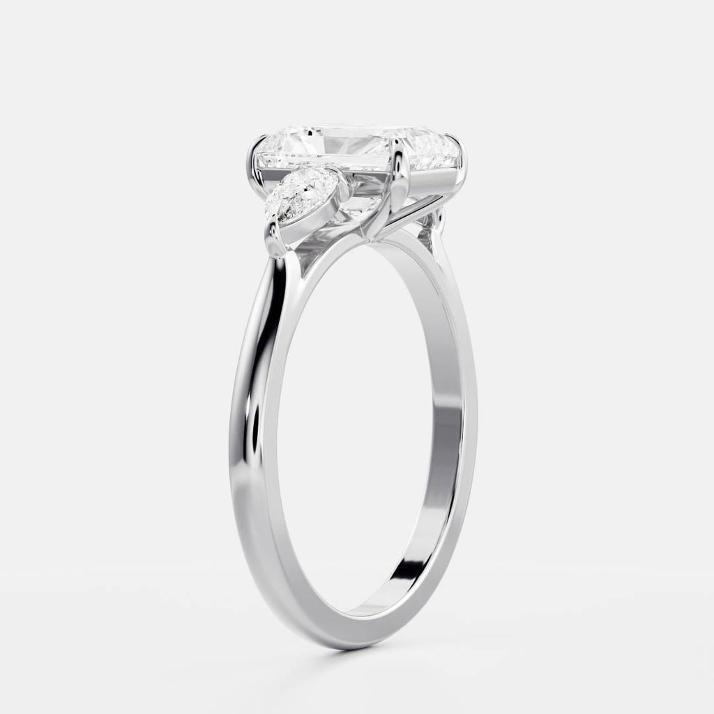 Solitaire- 1.0 CT Oval Moissanite Engagement Ring