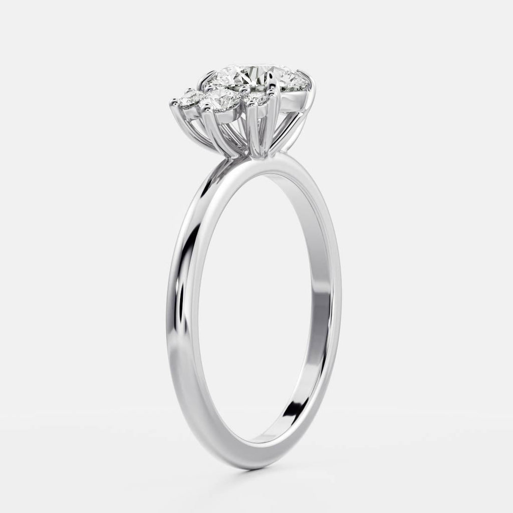 Solitaire-Oval Lab Grown Diamond Engagement Ring