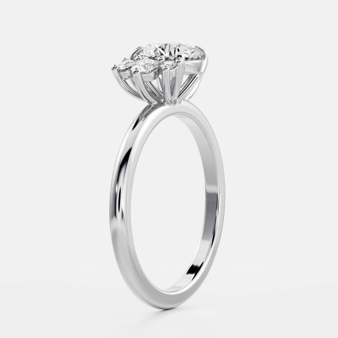 Solitaire-Oval Lab Grown Diamond Engagement Ring