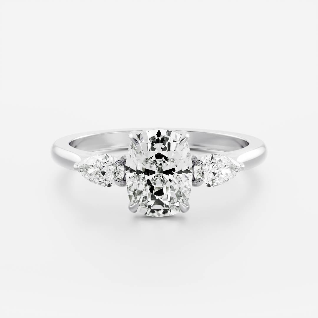 Solitaire-Oval Lab Grown Diamond Engagement Ring