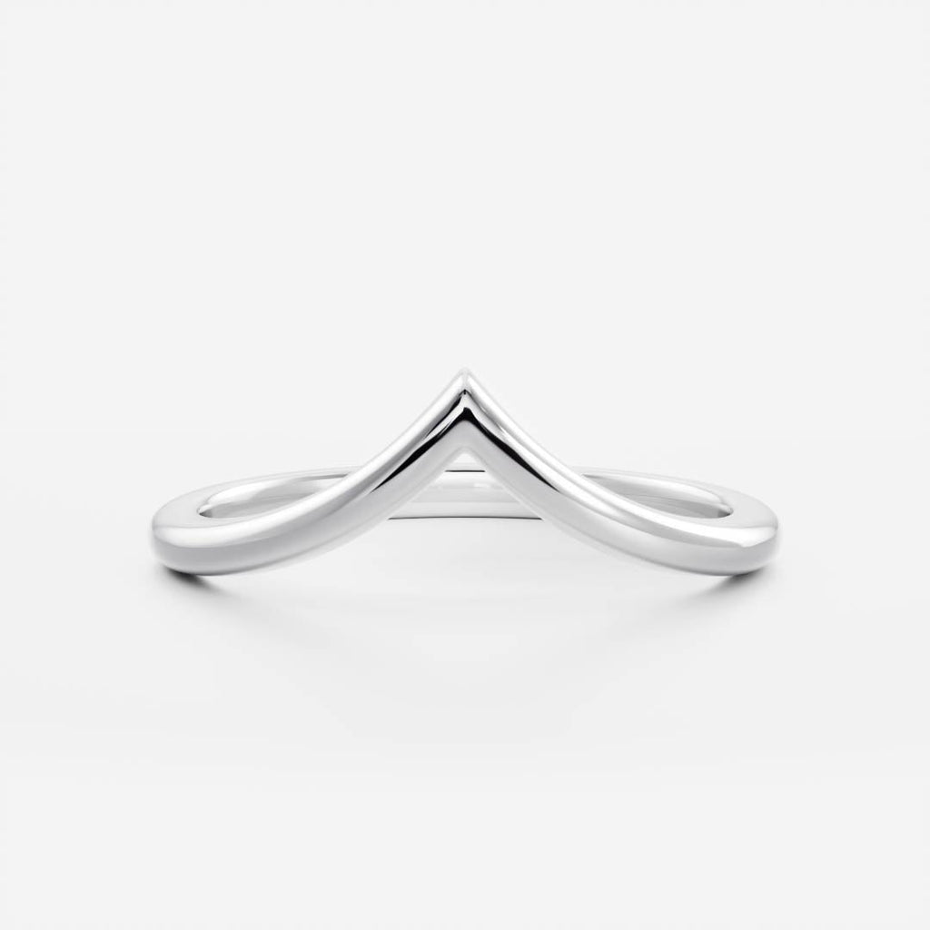 Chevron Plain- Wedding Band