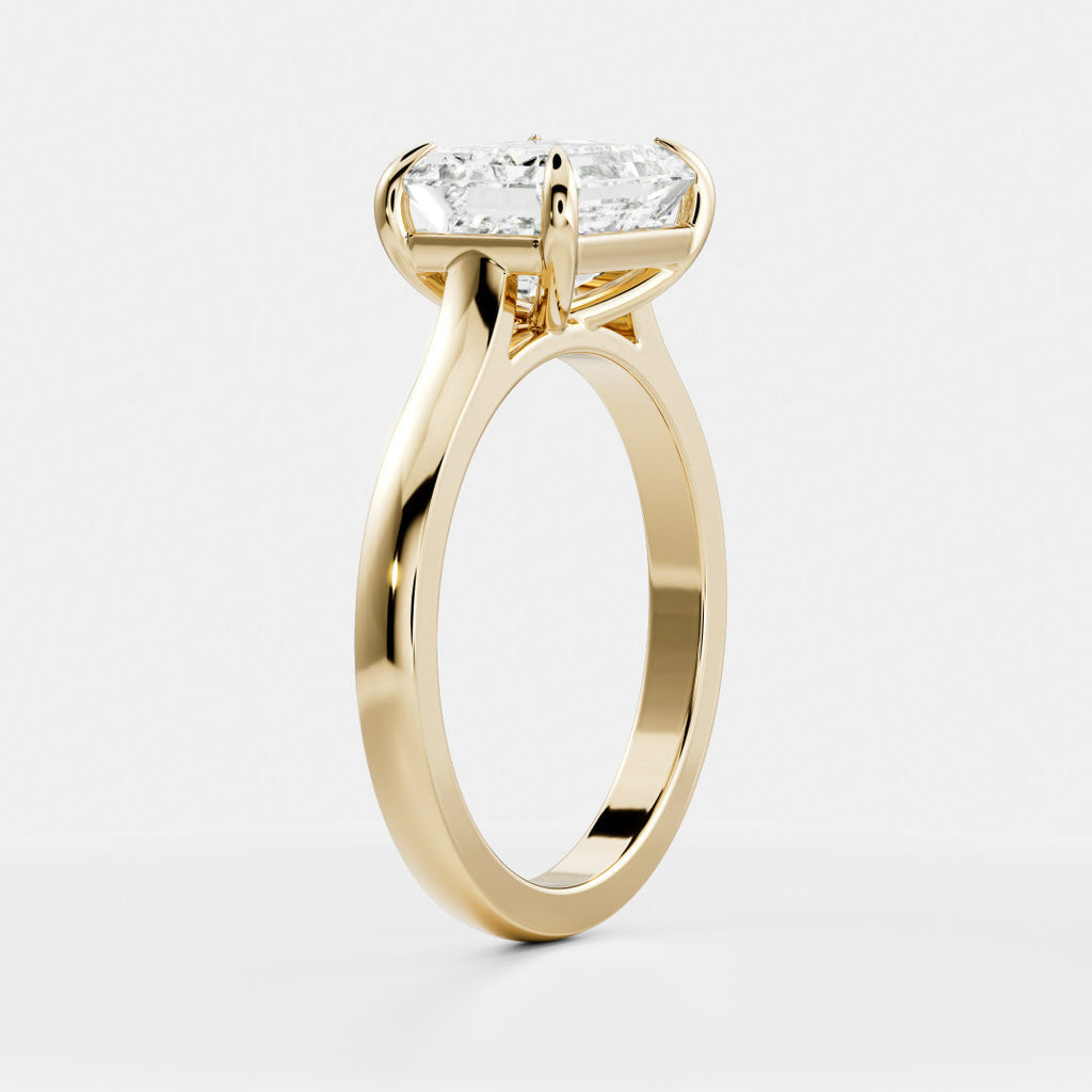 Solitaire-Oval Lab Grown Diamond Engagement Ring