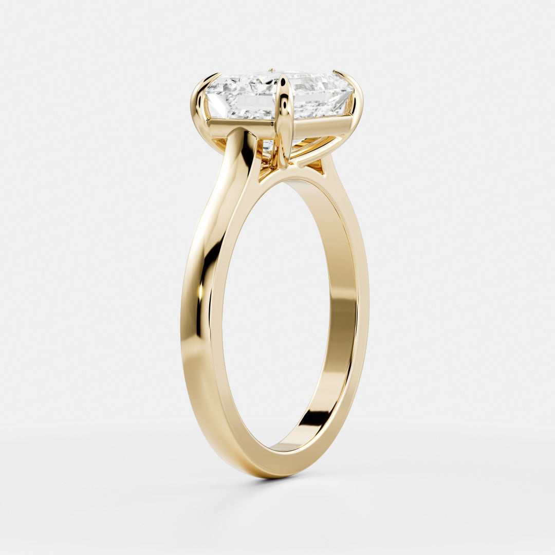 Solitaire-Oval Lab Grown Diamond Engagement Ring
