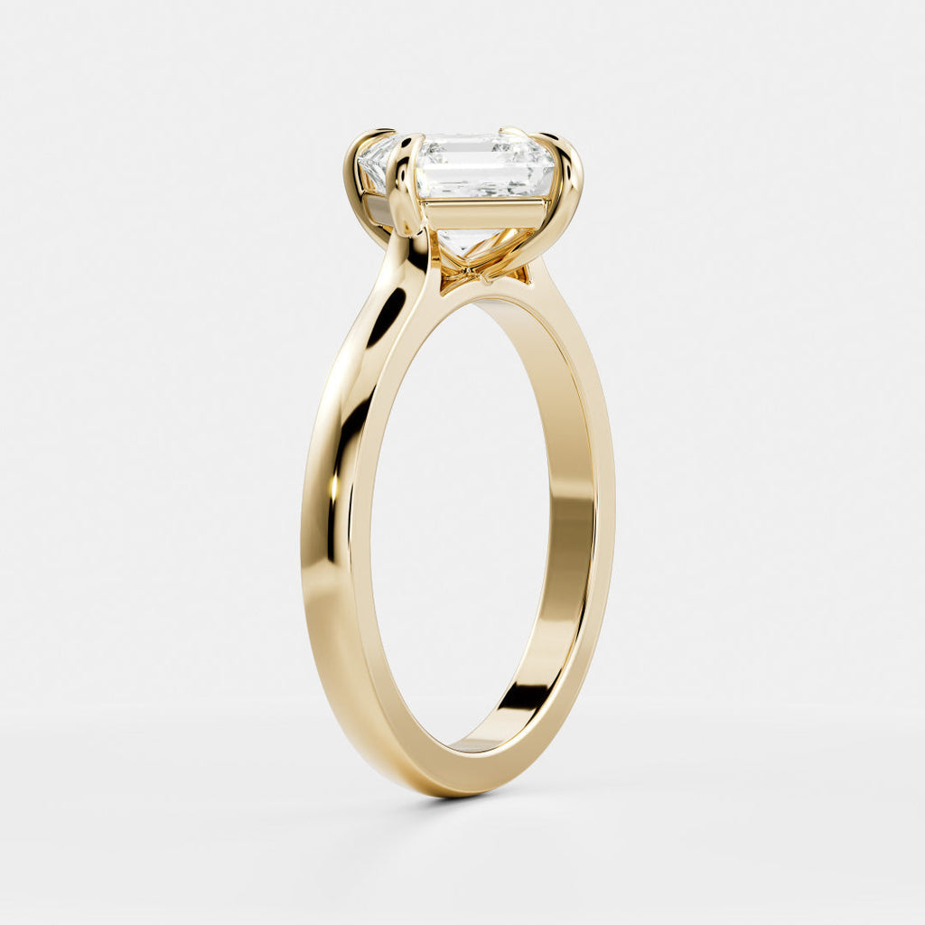 Solitaire-Oval Lab Grown Diamond Engagement Ring