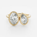Solitaire- 1.0 CT Oval Moissanite Engagement Ring