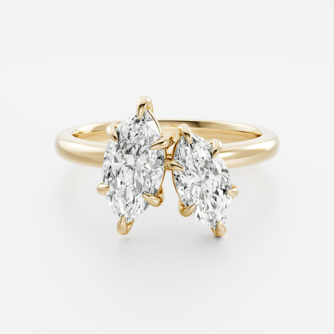 Solitaire- 1.0 CT Oval Moissanite Engagement Ring