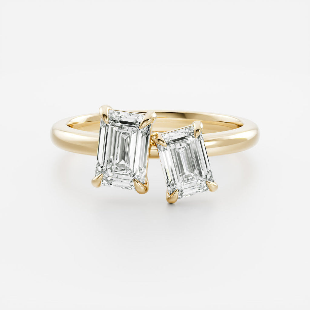 Solitaire- 1.0 CT Oval Moissanite Engagement Ring