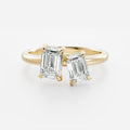 Solitaire- 1.0 CT Oval Moissanite Engagement Ring
