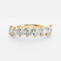 Half Eternity- 1.20 CT Marquise Moissanite Wedding Band