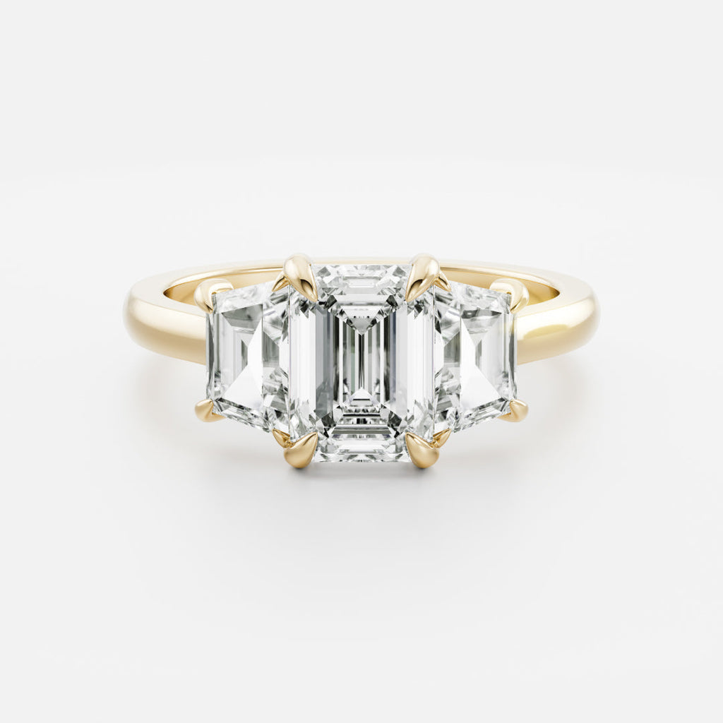 Solitaire- 1.0 CT Oval Moissanite Engagement Ring