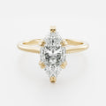 Solitaire-Oval Lab Grown Diamond Engagement Ring