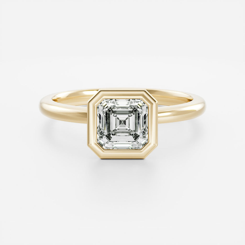 Solitaire- 1.0 CT Oval Moissanite Engagement Ring