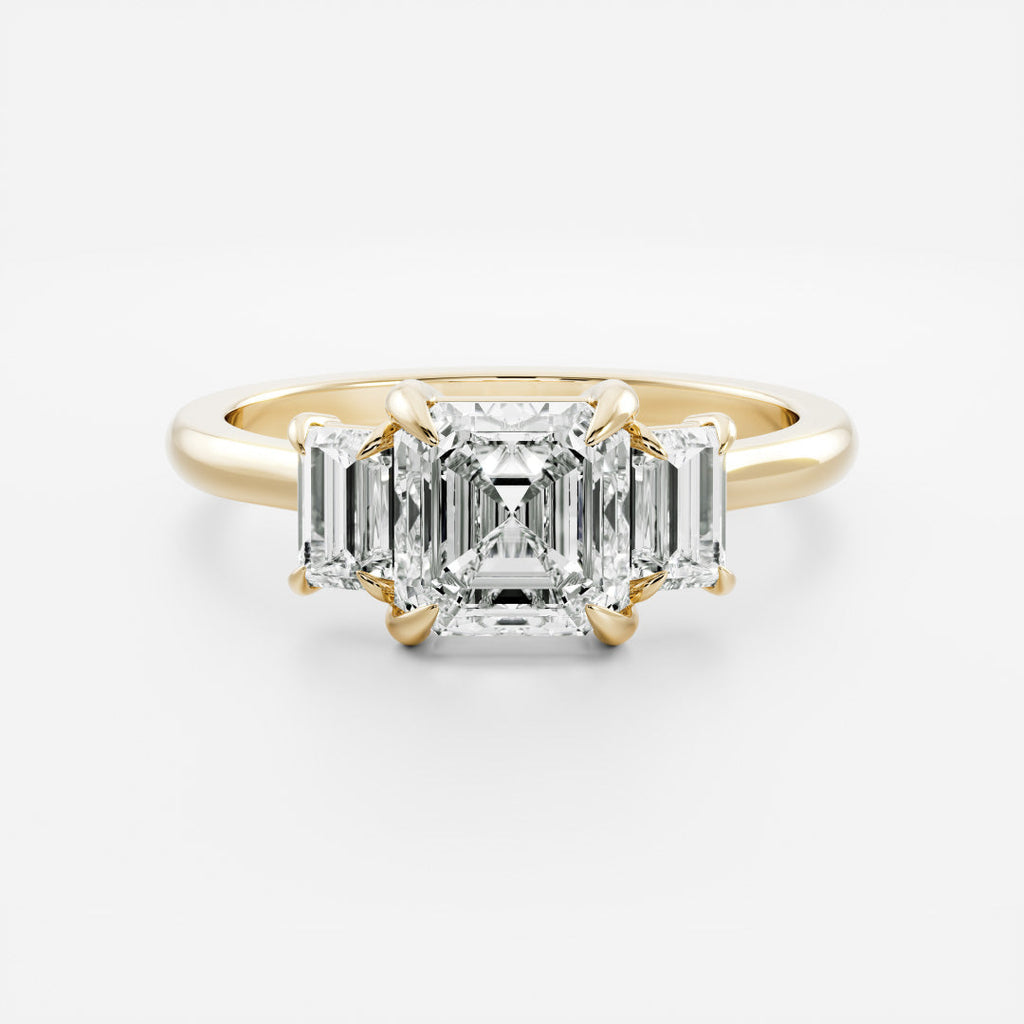 Solitaire- 1.0 CT Oval Moissanite Engagement Ring