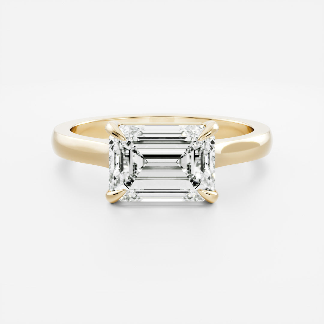 Solitaire-Oval Lab Grown Diamond Engagement Ring