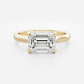Solitaire- 1.0 CT Oval Moissanite Engagement Ring