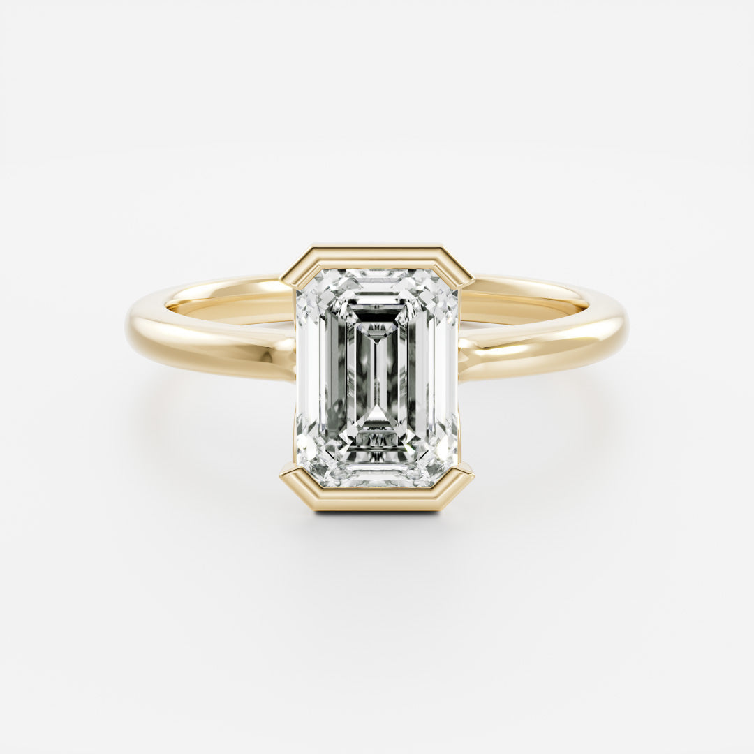 Solitaire-Oval Lab Grown Diamond Engagement Ring