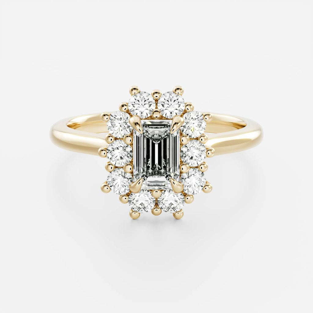 Solitaire- 1.0 CT Oval Moissanite Engagement Ring