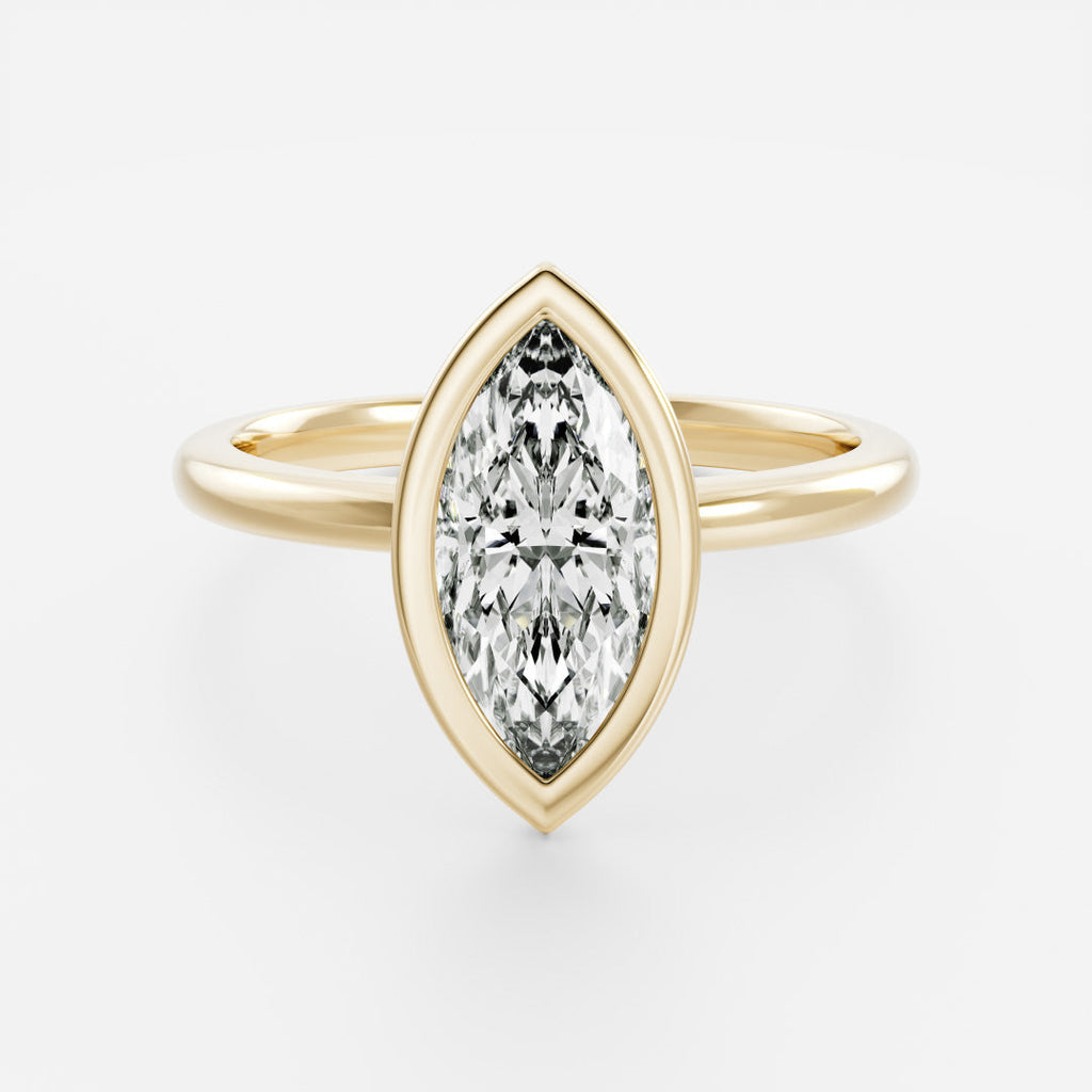 Solitaire-Oval Lab Grown Diamond Engagement Ring