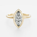 Solitaire-Oval Lab Grown Diamond Engagement Ring