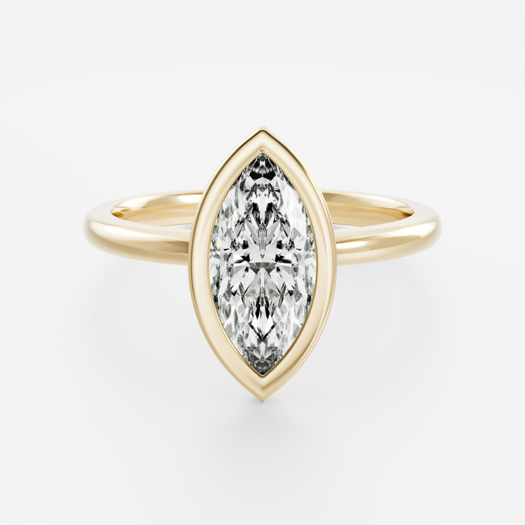 Solitaire-Oval Lab Grown Diamond Engagement Ring