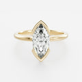 Solitaire- 1.0 CT Oval Moissanite Engagement Ring