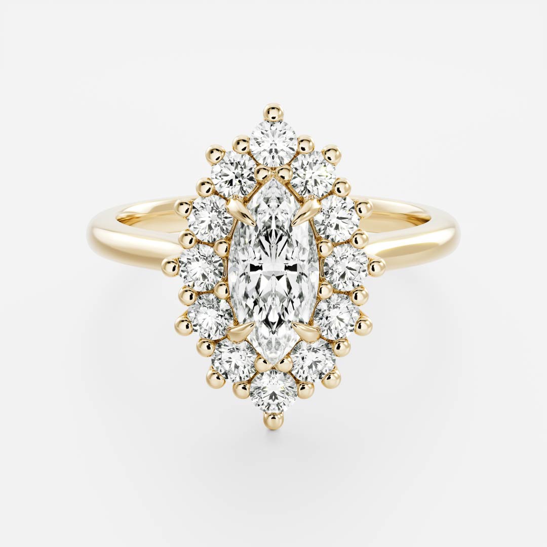Solitaire-Oval Lab Grown Diamond Engagement Ring